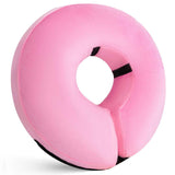 Inflatable Dog Cone Collar for After Surgery, Doggie Neck Blow up Donut Recovery ECollar, Soft Adjustable Dog Cone for Small Medium Large Dogs and Cats (S, Pink) In Australia - Darrahopens