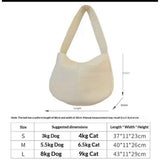 Pet Carrier Bags Large-Capacity Pet Travel Carrier Portable Outdoor Dog Crossbody Bags Pet Carrier Tote for Cats Dogs Outdoor Subway Shopping Hiking Traveling (white, small) In Australia - Darrahopens