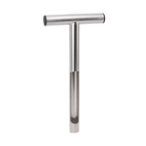 Soil Sampler Probe Stainless Steel Tubular  T-Handle Soil Sampler Probe Rod Tool Set, Soil Test Kits Tool for Soil Sampling