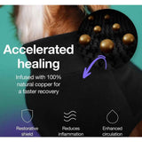 Dog postoperative rehabilitation suit, dog sterilization rehabilitation suit, dog surgical rehabilitation suit, dog abdominal wound bandage Black S In Australia - Darrahopens