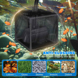 Pond Filter Bag, Pump Barrier Bag, Anti-Clogging Cube Filter Box, Black Media Bag Pump Mesh Bag for Outdoor Water Fish Ponds(10 inch) In Australia - Darrahopens
