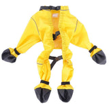 Dog Boots Leggings Waterproof Dog Pants Anti-Slip Dog Shoes Pet Paws Protector Dirty-Proof Dog Outdoor Walking Running Hiking Booties (Yellow, M) In Australia - Darrahopens