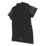 Pet Grooming Workwear with Full Zipper, Lightweight Splash Proof Short & Long Sleeves Hair Grooming Smock Jacket（black M） In Australia - Darrahopens