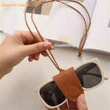2pcs Glasses Case Portable Travel Sunglass Case with Lanyard Eyeglass Pouch Bag Sunglass Holder for Purse For Women Men (brown) In Australia - Darrahopens