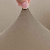 Stretch  Queen Size Couch Cover Sofa Bed Cover Furniture Protector with Elastic Bottom, Elastic waterproof milk silk armless sofa cover universal folding sofa bed cover（Shallow Mocha） In Australia - Darrahopens