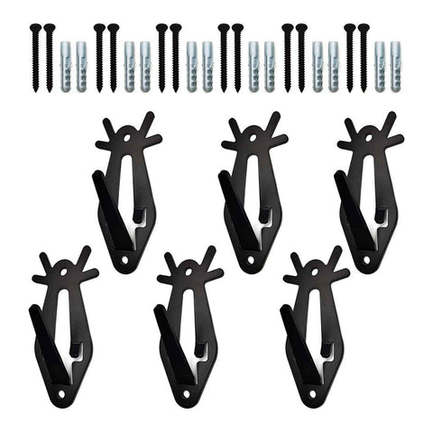 6pcs Deer head bone wall hook, used for hanging deer heads, antelopes, and other smaller animals, with a wall hook and easy installation kit for indoor and outdoor use In Australia - Darrahopens