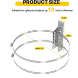 Universal Expansion Tank Water Heater Wall Mounting Bracket with stainless steel strap for adjustable water tank support In Australia - Darrahopens