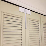 Metal Bifold Door Lock - Double Door Child Safety Locks Keep Toddler, Cats&Dogs Out of Closets, Cabinets, Pantry - No Need Install (1PC) In Australia - Darrahopens