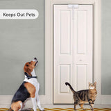 Metal Bifold Door Lock - Double Door Child Safety Locks Keep Toddler, Cats&Dogs Out of Closets, Cabinets, Pantry - No Need Install (1PC) In Australia - Darrahopens