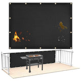 Fireproof Grill Heat Shield to Protect Deck Fence from Grill Heat, Heat Shield for Wood Stove, Stove Wall Protector Fridge, 3'x4' In Australia - Darrahopens