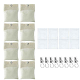 8 Pack Outdoor Curtain Weights, 15oz Outdoor Curtain Sandbag Weighted Bags Drapery Weights Bottom Patio Curtain Weights Bags Holder Clip for Pergola Drapes Cabana Gazebo Garden In Australia - Darrahopens