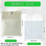 8 Pack Outdoor Curtain Weights, 15oz Outdoor Curtain Sandbag Weighted Bags Drapery Weights Bottom Patio Curtain Weights Bags Holder Clip for Pergola Drapes Cabana Gazebo Garden In Australia - Darrahopens