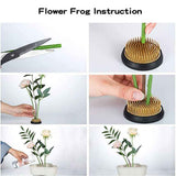 4/Set Flower Floral  Straightening Tool Flower Holder Fixed tools for plant decoration, floral arrangement, pin holder, circular flower arranger（23mm+26mm） In Australia - Darrahopens