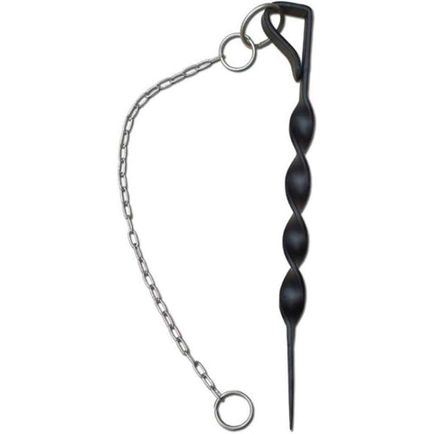 Rain Chains Anchor Stake – 12-inch Outdoor Rain Chain Base, Ground Anchor for Chains for Outdoor Gutters,  Powder Coated Iron Anchoring Stake with 17-inch stainless steel chains In Australia - Darrahopens