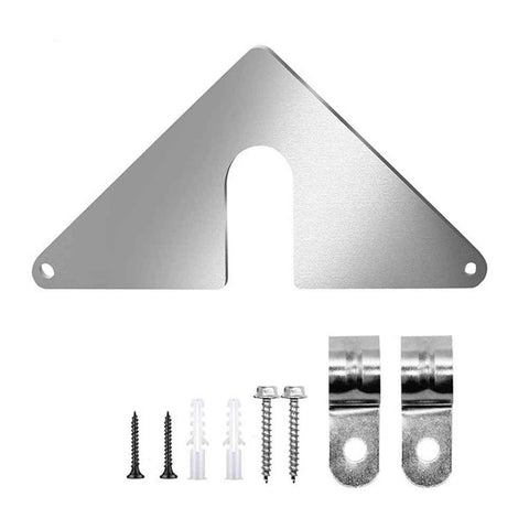 2-piece set - the best faucet mounting plate | hose box fixing kit | outdoor faucet repair | slide in | no need to disassemble faucet! No need for pipelines! In Australia - Darrahopens