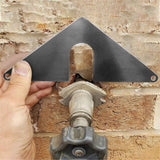 2-piece set - the best faucet mounting plate | hose box fixing kit | outdoor faucet repair | slide in | no need to disassemble faucet! No need for pipelines! In Australia - Darrahopens