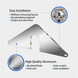 2-piece set - the best faucet mounting plate | hose box fixing kit | outdoor faucet repair | slide in | no need to disassemble faucet! No need for pipelines! In Australia - Darrahopens