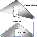 2-piece set - the best faucet mounting plate | hose box fixing kit | outdoor faucet repair | slide in | no need to disassemble faucet! No need for pipelines! In Australia - Darrahopens