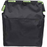 2pcs Hanging Car Trash Can with Storage Pockets, Waterproof Leakproof Oxford Auto Garbage Bag, Multi-Use Organizer for Outdoor Traveling,Home (Black printed green ribbon) In Australia - Darrahopens