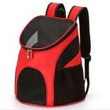 Small Dogs and Cat Backpack Carrier,Pet Backpack Carrier, Ventilated, Safety Strap, Buckle Support Designed for Hiking Travel Camping Outdoor,  Red In Australia - Darrahopens