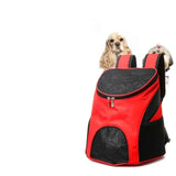 Small Dogs and Cat Backpack Carrier,Pet Backpack Carrier, Ventilated, Safety Strap, Buckle Support Designed for Hiking Travel Camping Outdoor,  Red In Australia - Darrahopens