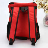 Small Dogs and Cat Backpack Carrier,Pet Backpack Carrier, Ventilated, Safety Strap, Buckle Support Designed for Hiking Travel Camping Outdoor,  Red In Australia - Darrahopens