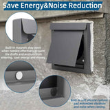 Dryer Vent Cover 4 Inch Galvanized Steel with Silicone Pad for Energy Saving Noise Reduction and Animal Proof Seal for Bathroom Exhaust Wall Vents In Australia - Darrahopens
