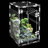 Acrylic Jumping Spider Enclosure Box: Transparent Habitat with Ventilation Holes, Escape-Proof Terrarium for Reptile Pet, Easy to Clean & Observe In Australia - Darrahopens