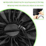 31*41CM Upgrade Large Pump Barrier Bag, Pond Filter Box, Black Media Bag Pump Mesh Bag (31*41CM, Black)