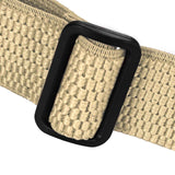 3.8cm four clip heavy-duty work shoulder strap X-shaped invisible back strap adjustable back strap beige In Australia - Darrahopens