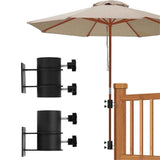 1 set Heavy Duty Patio Umbrella Mount - Bracket Clamp for Deck Rail, Balcony, Courtyard, Fences Suitable for deck railings In Australia - Darrahopens