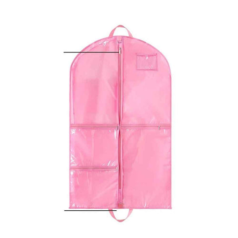 Garment Bags for Hanging Clothes,Garment Bags for Travel Storage,Dance Clothes Bag,Kids Garment Bag for Dance Costumes,Sports (Pink) In Australia - Darrahopens