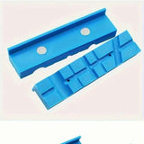 5.5"  Jaws, Magnetic Universal  Soft Jaws Pads, with Multiple Angle Grooves Design, Multipurpose - Use on any Metal Vise, Used for woodworking, golf, jewelry making, piping (1 pair)