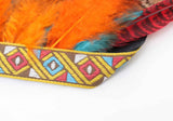 Peacock Feather Headband Headpiece Fascinator Headdress   Cosplay Headwear Stage photography runway props（55-60CM） In Australia - Darrahopens
