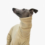High neck pullover jumpsuit, thickened high neck four legged suit, khaki warm pet clothing, small (khaki M) In Australia - Darrahopens