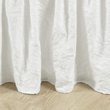Ruffle Elastic Bed Skirt Detachable - Dustproof Ruffle - Machine Washable Elastic Band Bed Skirt (White)