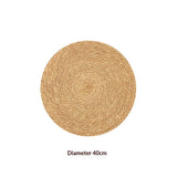 Carpet, living room, circular carpet, bedroom, washable woven carpet, farmhouse kitchen, indoor and outdoor corridors, entrances, garages, terraces（40cm）