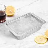 Retro Ice Cube Tray, Stainless Steel, Dishwasher Safe, , Non-Toxic & Easy Release for Kitchen & Bar Use In Australia - Darrahopens