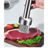 Meat Tenderizer Tool, 304 Stainless Steel, with 21 Needles & Retractable Safety Guard, for Tenderizing Beef, Turkey, Chicken, Steak, Dishwasher Safe In Australia - Darrahopens