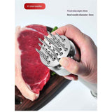 Meat Tenderizer Tool, 304 Stainless Steel, with 21 Needles & Retractable Safety Guard, for Tenderizing Beef, Turkey, Chicken, Steak, Dishwasher Safe In Australia - Darrahopens