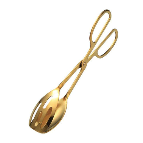 Food Tongs, Heavy Duty Stainless Steel Kitchen Tongs Salad Tongs Heat Resistant Small Serving Tongs for Cooking, Grill, Pastry, Sandwich, Ice, Food Bread Dessert (golden) In Australia - Darrahopens