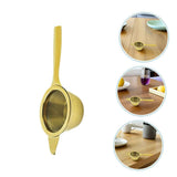 2pcs mini matcha sifter  - 304 stainless steel- brakes clumps in your matcha, tea strainer, cocktail strainer with base, Gold In Australia - Darrahopens