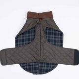 Dog Coat, Dog Jacket for Winter , Coat with Harness Hole, Reversible Plaid Checkered Warm Fluffy Heavy Duty for Puppy, M, olive green In Australia - Darrahopens