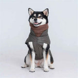 Dog Coat, Dog Jacket for Winter , Coat with Harness Hole, Reversible Plaid Checkered Warm Fluffy Heavy Duty for Puppy, M, olive green In Australia - Darrahopens