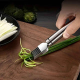 Stainless Steel Green Onion Knife, Green Onion Cutter Slicer Scallion Cutter Shred Knife Blade Slice Cutlery Vegetable Slicer Shredder Kitchen Tool for Home Restaurant Hotel（2 Pack） In Australia - Darrahopens