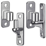 Heavy-Duty 304 Stainless Steel Gate Hinges, 2-Pack Wall Mount Gate Hardware Female & Male Hinges Pin, Non-Welding Design for Wooden Fences and Farm Gates In Australia - Darrahopens