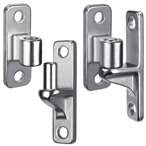 Heavy-Duty 304 Stainless Steel Gate Hinges, 2-Pack Wall Mount Gate Hardware Female & Male Hinges Pin, Non-Welding Design for Wooden Fences and Farm Gates In Australia - Darrahopens