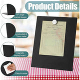 Magnet Board,Black Magnetic Board,Metal Magnetic Bulletin Board,Magnet Display Stand for Home, School, Kitchen, Office In Australia - Darrahopens