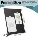 Magnet Board,Black Magnetic Board,Metal Magnetic Bulletin Board,Magnet Display Stand for Home, School, Kitchen, Office In Australia - Darrahopens