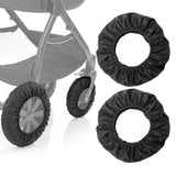 4Pcs Baby Stroller Wheel Cover, Dustproof Kid Baby Wheelchair Protector Pushchair Wheel Cover Stroller Accessory (2Pcs M + 2 Pcs L) In Australia - Darrahopens